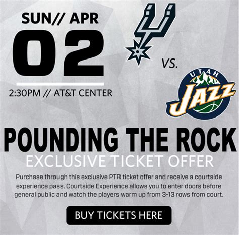 spurs vs jazz tickets